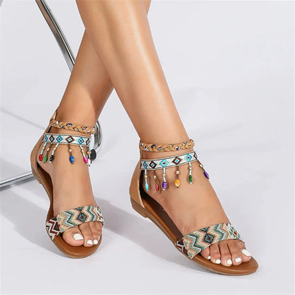 🔥 30% OFF 🔥 - Women's Summer Sandals 2026 - Back Zipper Closure