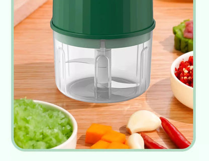 Electric Garlic Chopper Rechargeable Food Processor Portable Mini Food Processor For Garlic, Ginger, Chilli, Vegetable