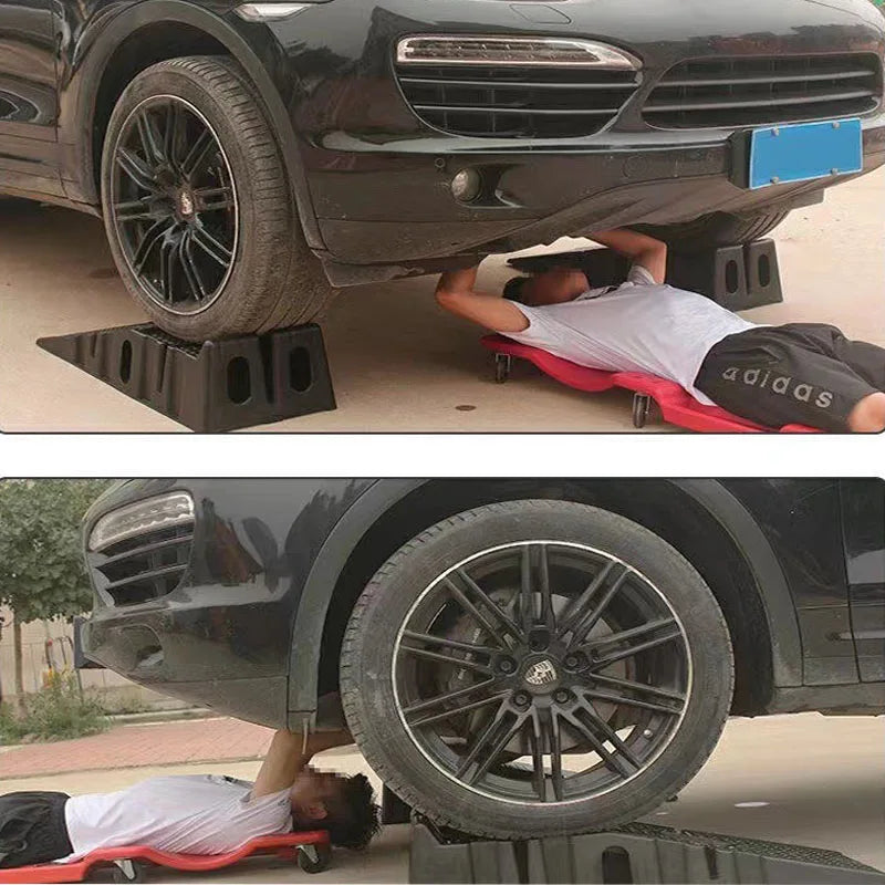 OFF 🛠️🚙 40% OFF Car Maintenance Ramp Set – Durable Plastic Lift Ramps for Cars & SUVs