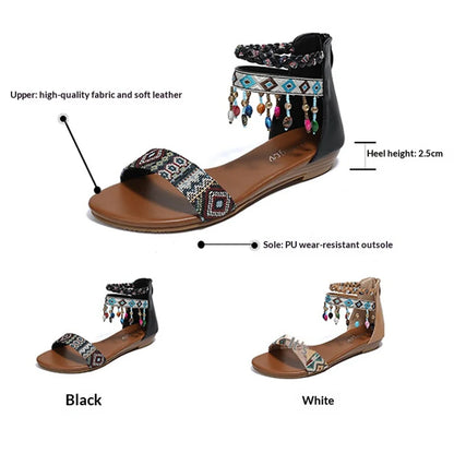 🔥 30% OFF 🔥 - Women's Summer Sandals 2026 - Back Zipper Closure