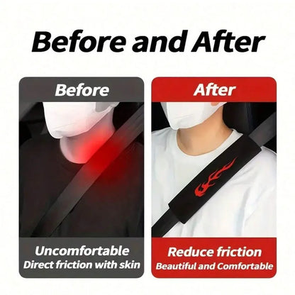 🚘🛡️ Universal Car Seat Belt Pads – 2PCS Soft Comfort Shoulder Cushions for All Vehicles
