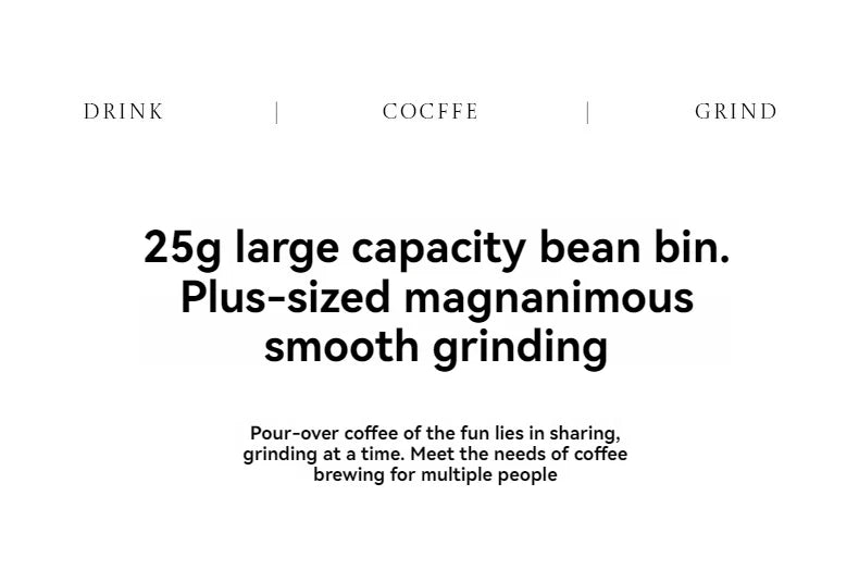 ☕⚡ Portable Electric & Manual Coffee Bean Grinder – 30 Gear Adjustable Rechargeable Coffee Grinder