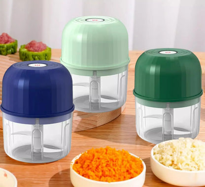 Electric Garlic Chopper Rechargeable Food Processor Portable Mini Food Processor For Garlic, Ginger, Chilli, Vegetable