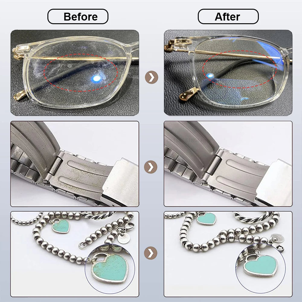 🔥19% OFF🧼 Ultrasonic Cleaner Machine – High Frequency Cleaner for Glasses, Jewelry & Tools