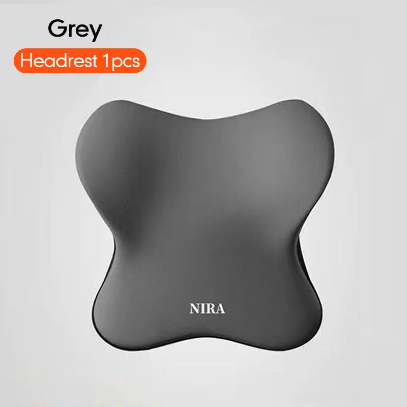 🔥33% OFF Memory Foam Car Neck & Lumbar Support Pillow – Comfortable Driving Cushion
