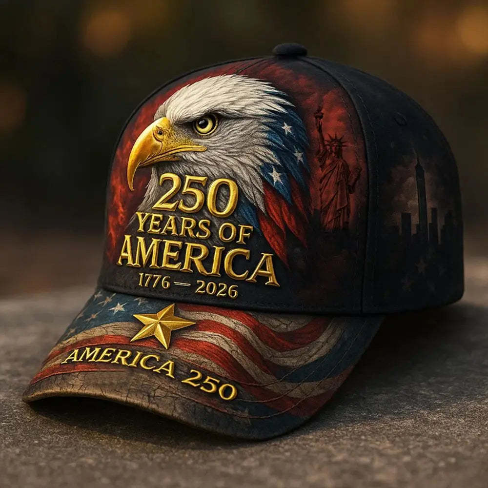 💥30% off today only!💥 Baseball cap commemorating the 250th anniversary of the founding of the United States.