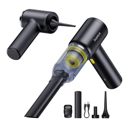 🚗✨ Baseus Wireless Car Vacuum Cleaner & Air Duster Gun – Powerful Portable Cordless Cleaner for Car & Home