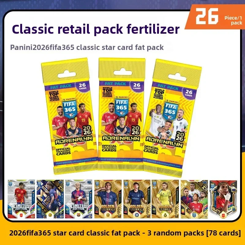 ⚽🔥 2026 Panini FIFA 365 XL Soccer Trading Cards Collection Official Fan Gift Set