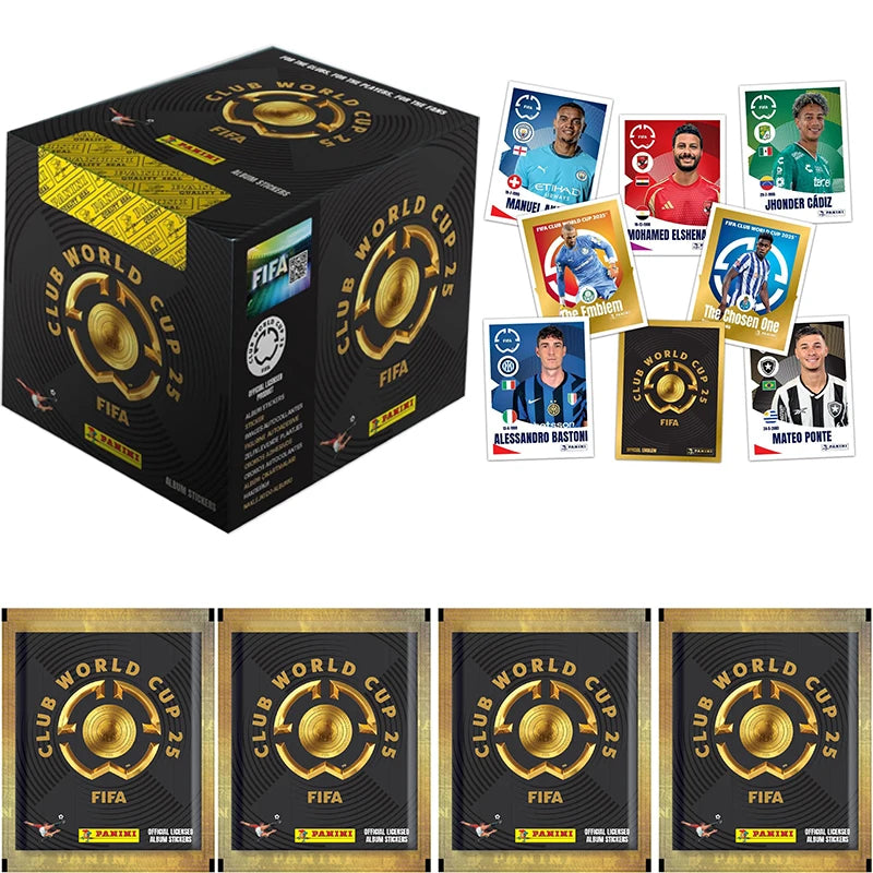 New 2026 Panini FIFA Club World Cup Soccer Sticker Collection 5 Stickers Per Pack Fast Shipping
