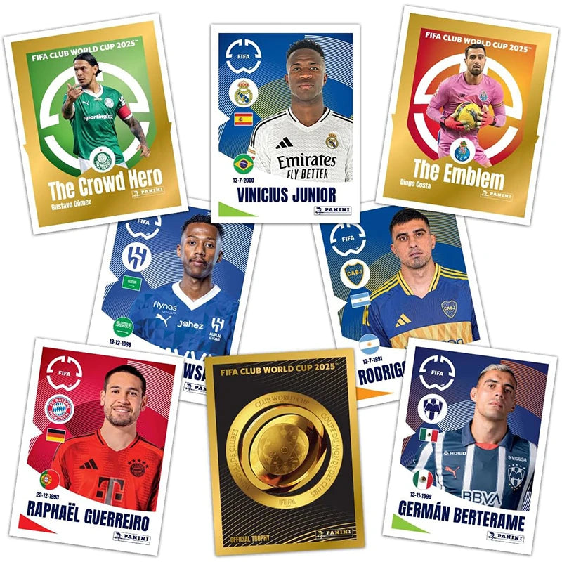 New 2026 Panini FIFA Club World Cup Soccer Sticker Collection 5 Stickers Per Pack Fast Shipping