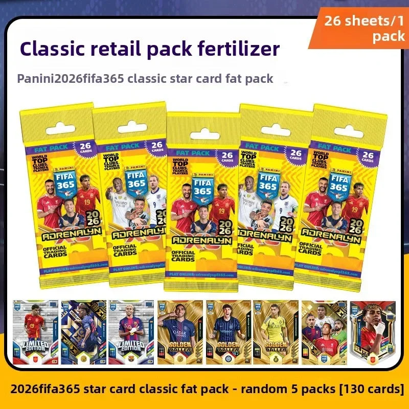 ⚽🔥 2026 Panini FIFA 365 XL Soccer Trading Cards Collection Official Fan Gift Set