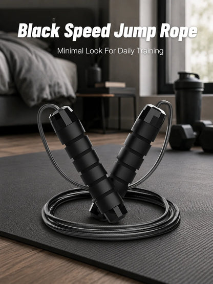 🏃‍♂️💪 Steel wire speed jump rope designed to improve endurance, coordination, and cardiovascular fitness