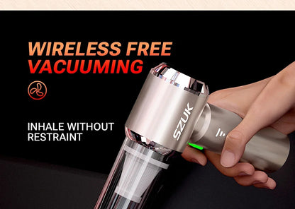 🔥20% OFF🚗 SZUK Wireless Car Vacuum Cleaner – Powerful Handheld Cordless Vacuum with Strong Suction