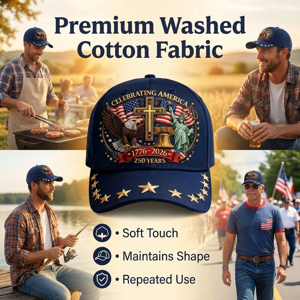 🔥 40% Off Today 🔥 250th Anniversary Cap of the United States — Commemorating 1776–2026