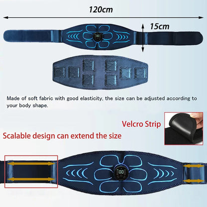 🏋️🔥 EMS Muscle Stimulator Belt – Body Shaping & Fitness Training Equipment | 31% OFF