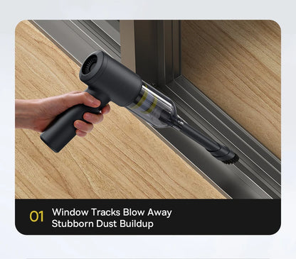 🚗✨ Baseus Wireless Car Vacuum Cleaner & Air Duster Gun – Powerful Portable Cordless Cleaner for Car & Home