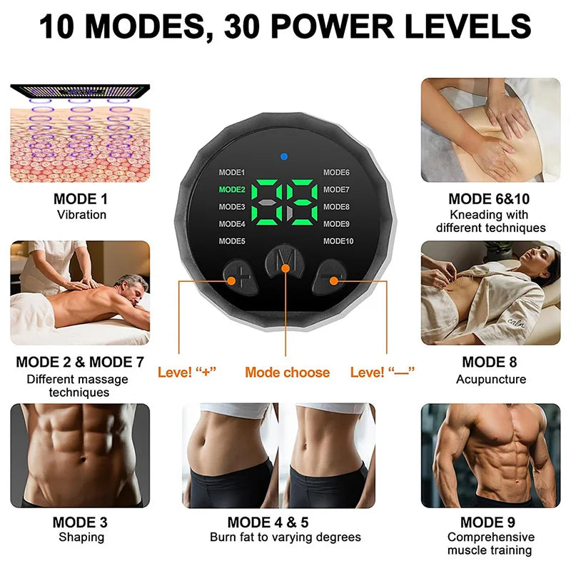 🏋️🔥 EMS Muscle Stimulator Belt – Body Shaping & Fitness Training Equipment | 31% OFF
