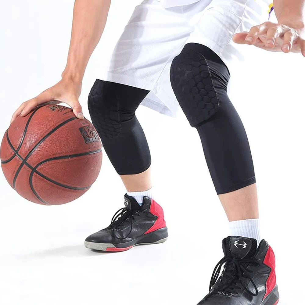🏀⚡ 46% OFF Honeycomb Knee Guards – Shock Absorption & Joint Protection for Training and Competition