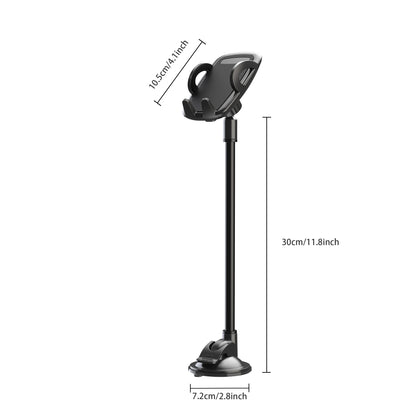 🚗📱 Solid Car & Truck Phone Mount Holder – 11.8" Gooseneck Long Arm Anti-Shake Stand for All Smartphones