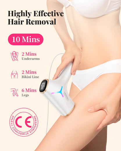 ✨💖 990000 Flashes IPL Laser Hair Removal Device – Painless Permanent Hair Remover for Women & Men