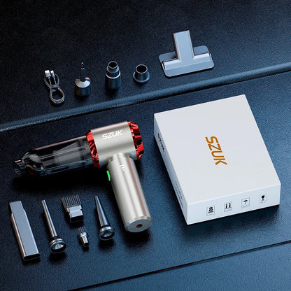 🔥20% OFF🚗 SZUK Wireless Car Vacuum Cleaner – Powerful Handheld Cordless Vacuum with Strong Suction