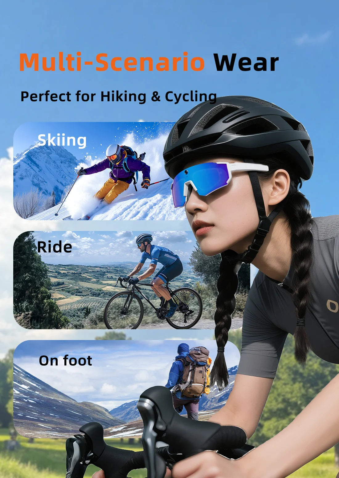 🤖👓 2026 New AI Smart Glasses with 800W Camera, HD Video Recording & Bluetooth Features | 35% OFF