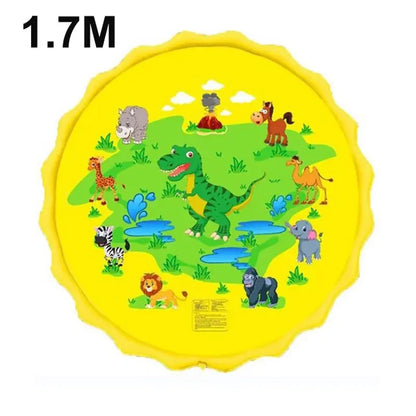 💥 LAST DAY 40% OFF 💦 170CM Kids Splash Pad – Inflatable Water Play Mat 🌈