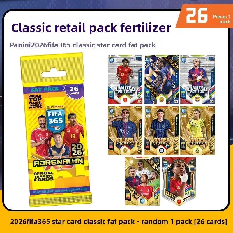 ⚽🔥 2026 Panini FIFA 365 XL Soccer Trading Cards Collection Official Fan Gift Set