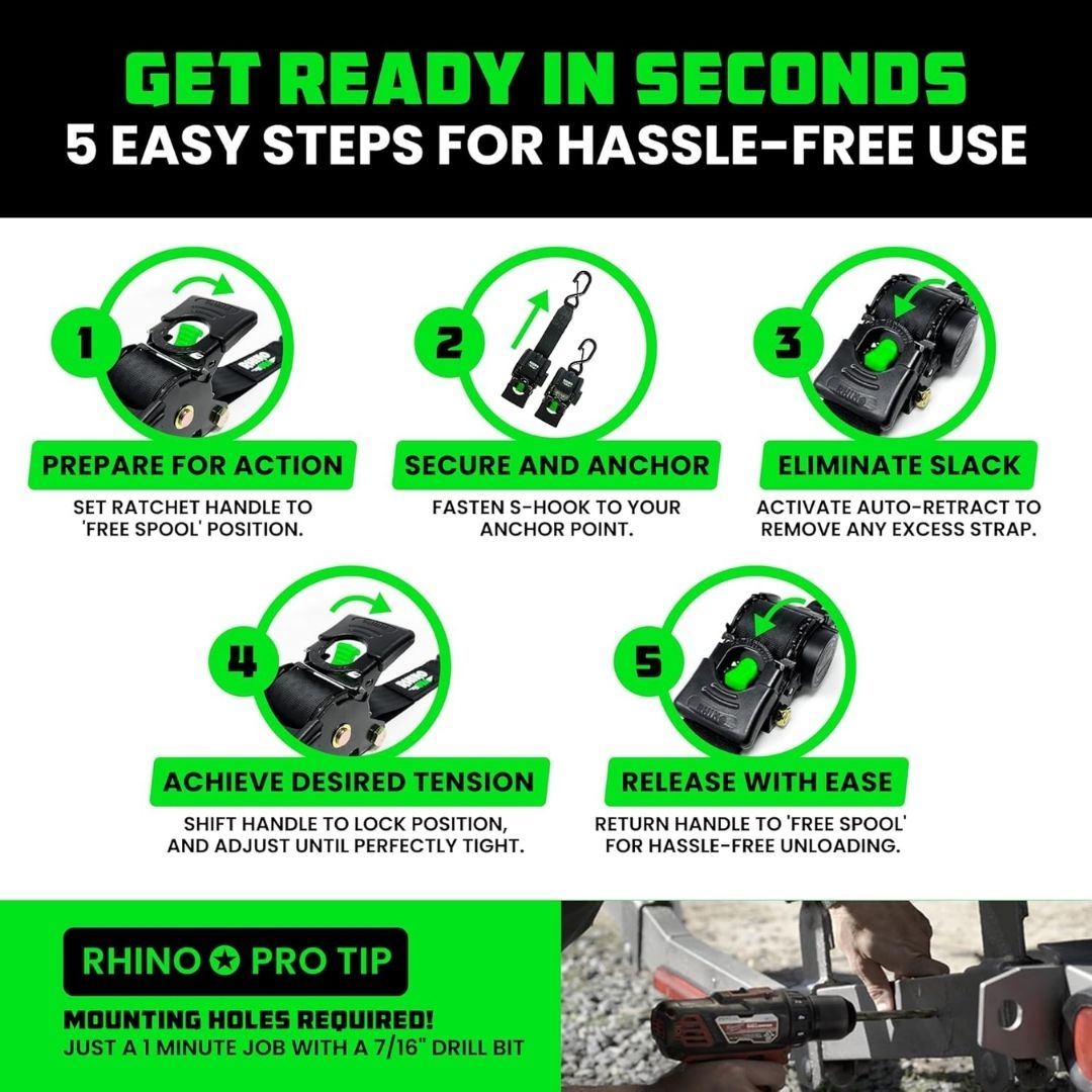 🔥 Selling Fast 50% OFF 🎁 Perfect Gift – Retractable Ratchet Strap (2026 Upgraded Edition)