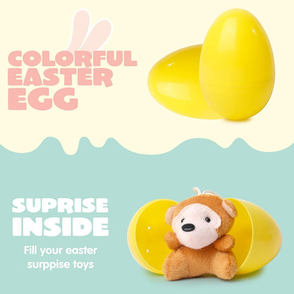 12/24/36 Pre-Loaded Easter Eggs – Inside Are Cute Stuffed Animals