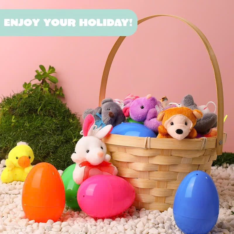 12/24/36 Pre-Loaded Easter Eggs – Inside Are Cute Stuffed Animals