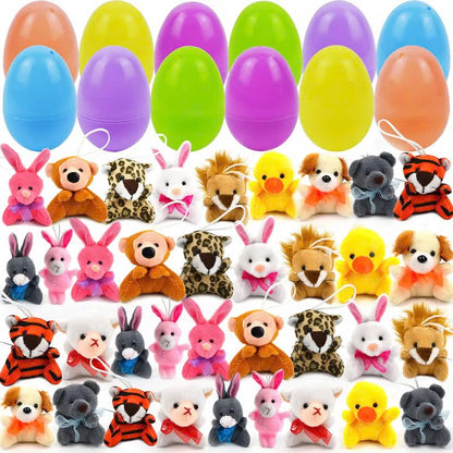 12/24/36 Pre-Loaded Easter Eggs – Inside Are Cute Stuffed Animals